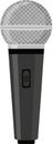 Classic Handheld Microphone Vector Illustration Royalty Free Stock Photo