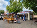Classic herring stall in The Hague, Netherlands Royalty Free Stock Photo