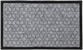 Classic Hexagon styled grey and black Outdoor Doormat