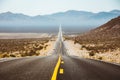 Classic highway view in the American West Royalty Free Stock Photo