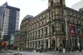 Classic and historic stone exterior of former General Post Office in Melbourne CBD, Victoria, Australia