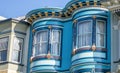 Classic home architecture of San Francisco buildings, California