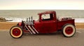 Classic Hot Rod pickup truck Royalty Free Stock Photo