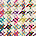 Classic Hounds-tooth pattern in a patchwork collage style. Royalty Free Stock Photo