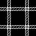 Classic houndstooth pattern in black and white. Timeless design ideal for fashion, textiles, backgrounds, or graphic projects. Royalty Free Stock Photo