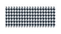Classic Houndstooth Pattern: Elegant Black White Textile Design, vector design Generative AI Royalty Free Stock Photo