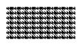 Classic Houndstooth Pattern Fashion Textile Background, vector design Generative AI Royalty Free Stock Photo