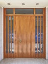 Classic house solid wooden entrance door