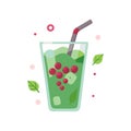 Classic Iced Raspberry Green Tea for Tea Lovers