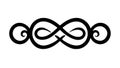 Classic Infinity Symbol Icon for Eternity Limitless Concepts, vector design Generative AI Royalty Free Stock Photo