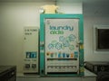 Classic interior of Chez-Nous Launderette, Manchester, New Hampshire