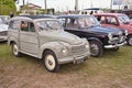 Classic italian car Fiat Topolino 500 C Belvedere of the fifties