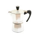 Classic italian coffee maker isolated Royalty Free Stock Photo