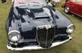 Classic italian convertible sports car shield gril