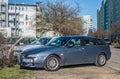 Classic Italian luxury hatchback Alfa Romeo 156 parked Royalty Free Stock Photo