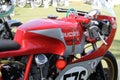 Classic italian racing motorcycle