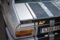 classic Italian rally deprivo, the Lancia Beta in gray color