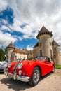 classic Jaguar XK 140 sportscar