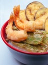 The classic Japanese cuisine is tempura