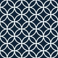 Classic japanese fabric seamless pattern. Vector
