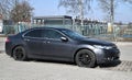 Classic Japanese sedan private car dark grey Honda Accord 2.0 parked