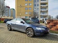 Classic Japanese veteran coupe private dark blue car Honda Accord VI 2.0 IES parked