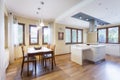 Classic kitchen and dining room