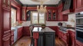 A classic kitchen exudes elegance, sophistication, and timeless charm, AI generated