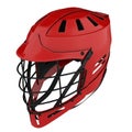 Classic Lacrosse helmet. Perspective view.