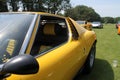 Classic lambo side door window details Royalty Free Stock Photo