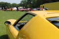 Classic Lambo sports car side detail Royalty Free Stock Photo