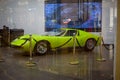 Classic Lamborghini Miura S displayed inside Lamborghini Jakarta Showroom