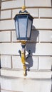 Classic lantern and stone masonry details on a historic Washington DC building Royalty Free Stock Photo