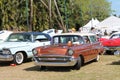 Classic American cars at a car show in Florida Royalty Free Stock Photo