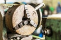 Classic Lathe Head Royalty Free Stock Photo