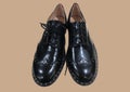 Classic leather oxfords shoes. Casual Female shoes