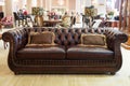 Classic leather sofa