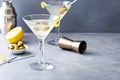 Classic lemon drop martini