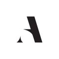 Classic letter A logo design vector
