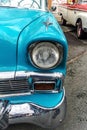 Classic Light Blue Chevrolet Belair Front Light