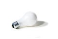 Classic Light Bulb Isolated on a White Background Royalty Free Stock Photo