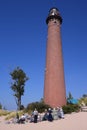 Restored Lighthouse in Mears, Michigan Royalty Free Stock Photo