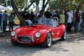 Classic little red sports car