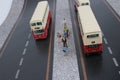 Classic London Bus model Royalty Free Stock Photo
