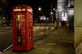 Telephone booth in London Royalty Free Stock Photo