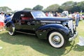 Classic luxury Packard american car parked on fiel