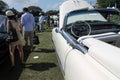 Classic luxury american car door detail Royalty Free Stock Photo