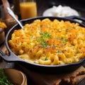 Classic Mac and Cheese: Comfort Food Delight Royalty Free Stock Photo