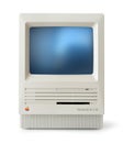 Classic Mac SE front Royalty Free Stock Photo