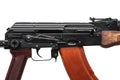 Classic machinegun armed with ussr and russia on white back